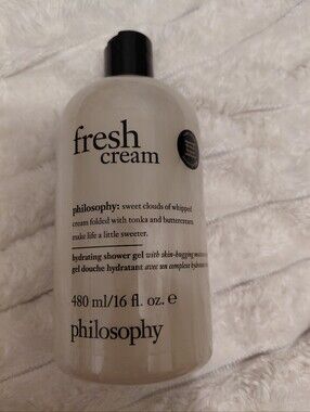 16 Oz Fresh Cream Philosophy Shower Gel & Bubble Bath